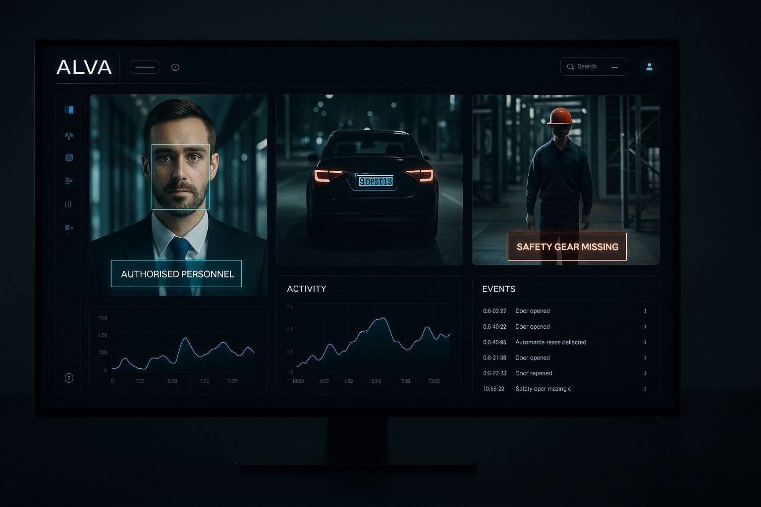 CCTV ALVA Interface Mockup